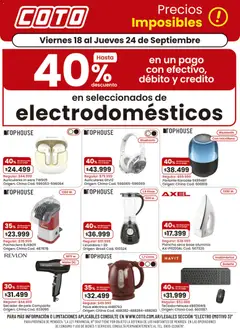 Vista previa del folleto de la tienda Coto válido desde el 18/09/2026 