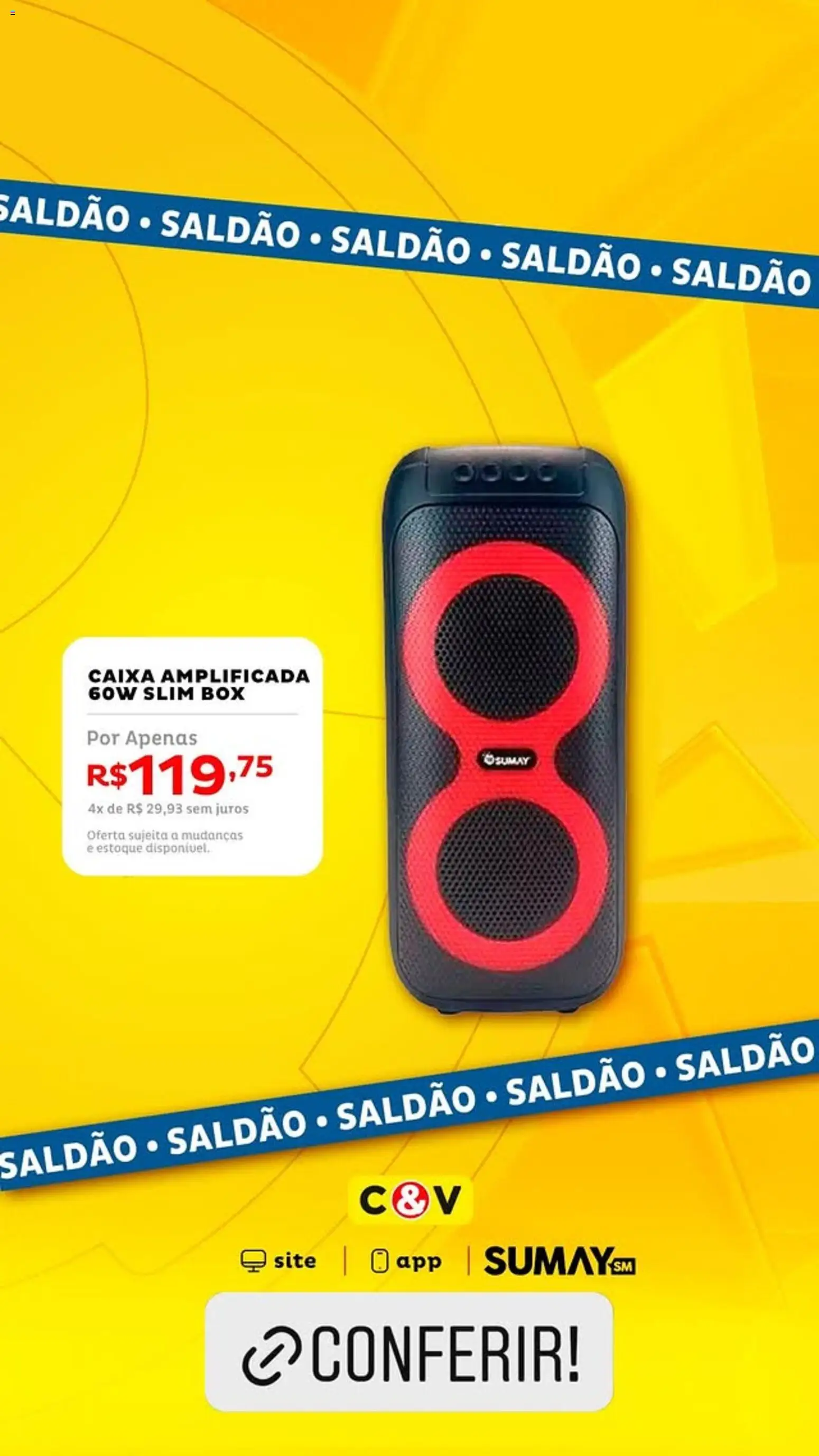 Pré-Visualização do folheto "Casa e Video ofertas" da loja Casa e Video válido a partir de 11/08/2026 - Caixa