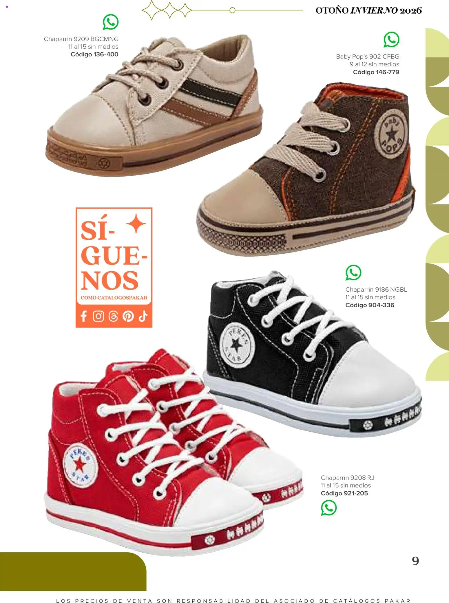 Vista previa las ofertas de la tienda SC Pakar - SC Pakar catálogo Niño desde el 31/07/2026 