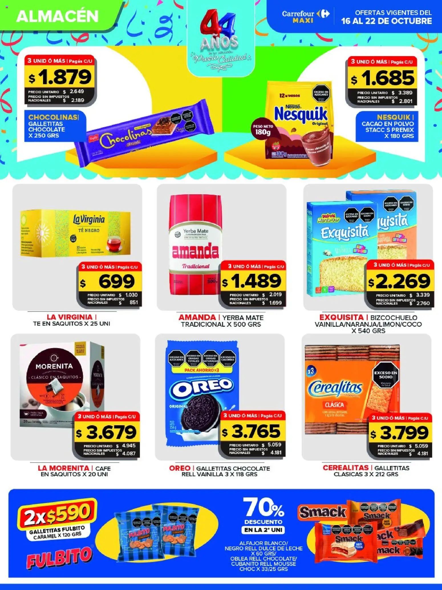 Vista previa del folleto de la tienda Carrefour Maxi válido desde el 16/10/2026 