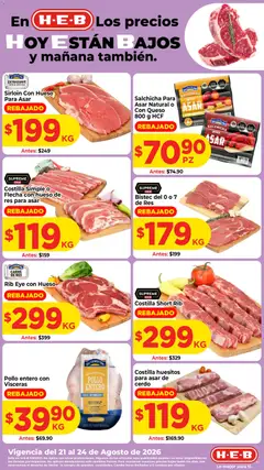 Vista previa las ofertas de la tienda H-E-B - H-E-B folleto desde el 21/08/2026 