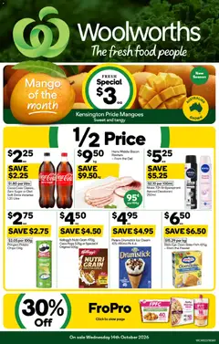 Preview of catalogue Woolworths catalogue from shop Woolworths valid 14/10/2026