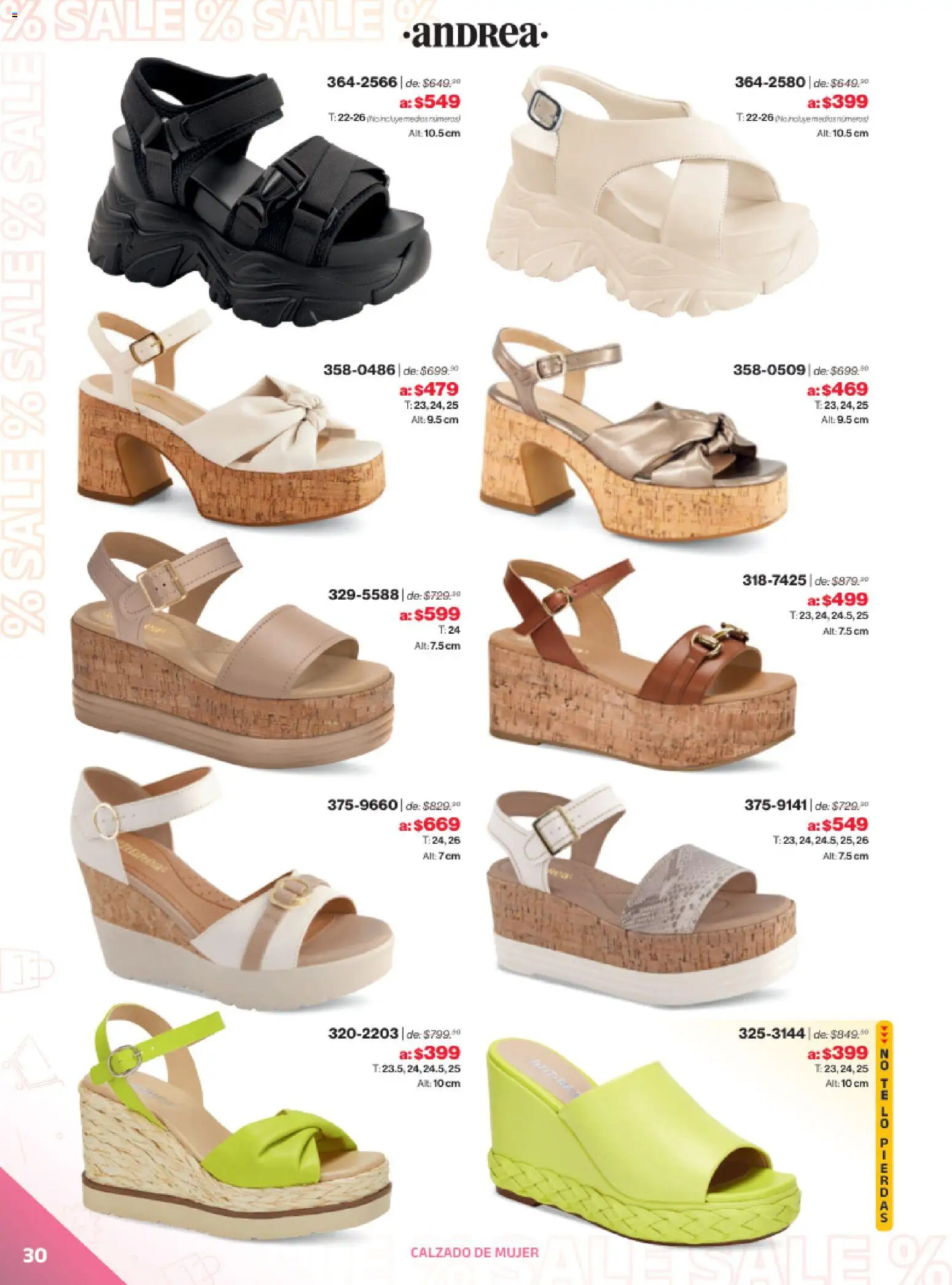 Vista previa las ofertas de la tienda Andrea - Catálogo Outlet desde el 21/12/2025 
