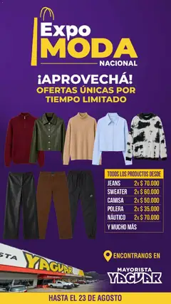 Vista previa del folleto de la tienda Yaguar válido desde el 17/08/2026 