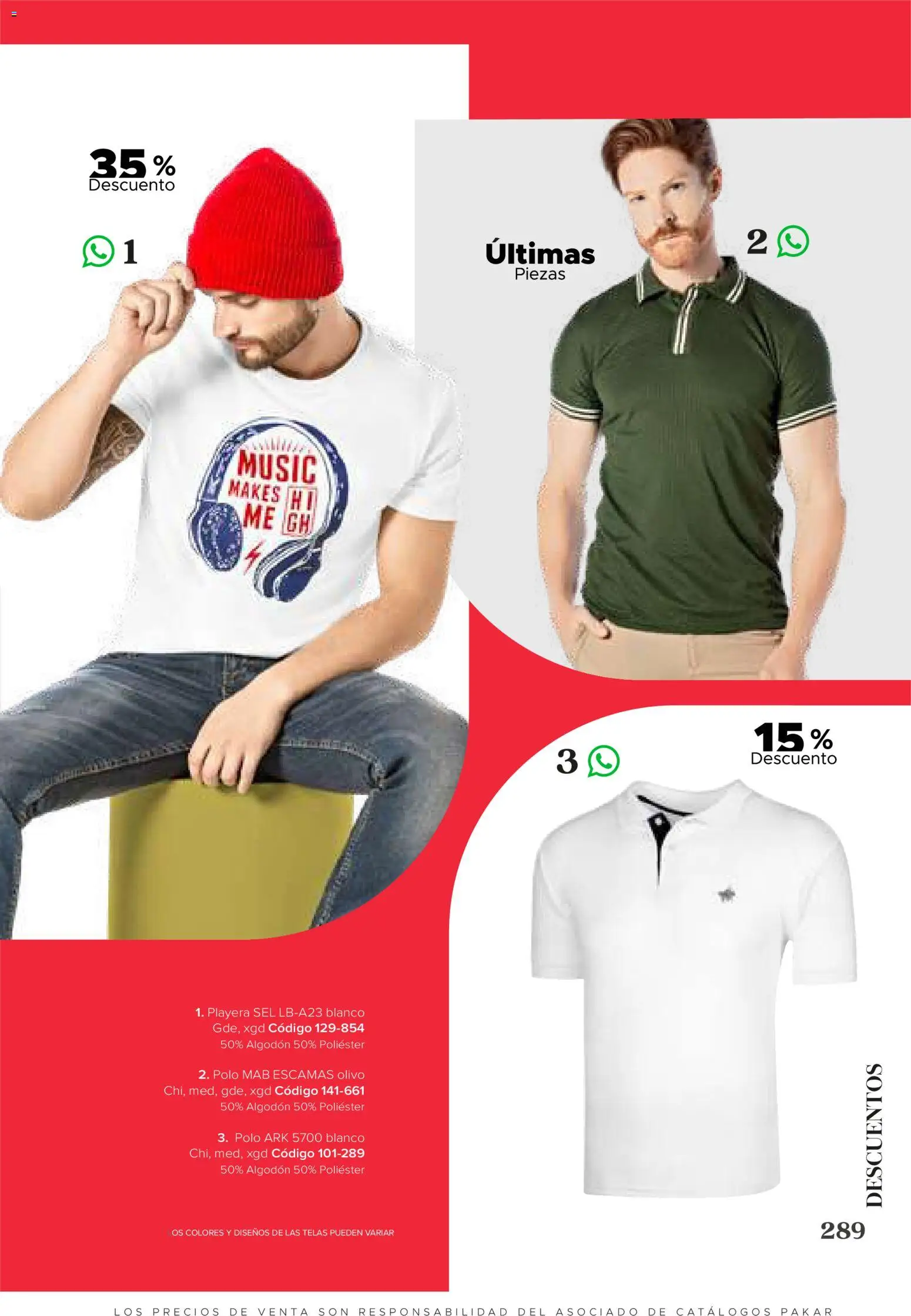 Vista previa las ofertas de la tienda SC Pakar - SC Pakar catálogo Ropa desde el 31/07/2026 