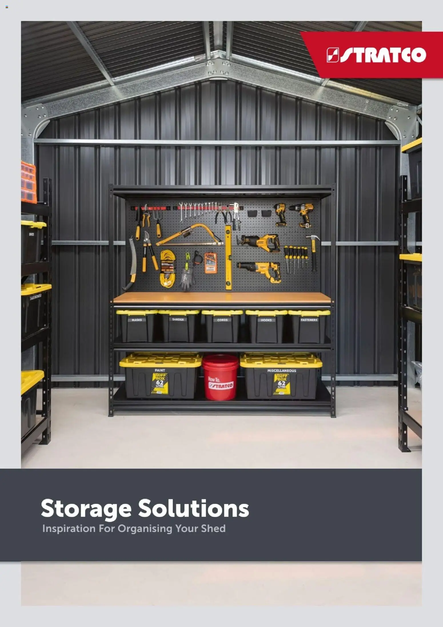 Preview of catalogue Stratco catalogue Storage from shop Stratco valid 10/08/2026 - Masks, Shed