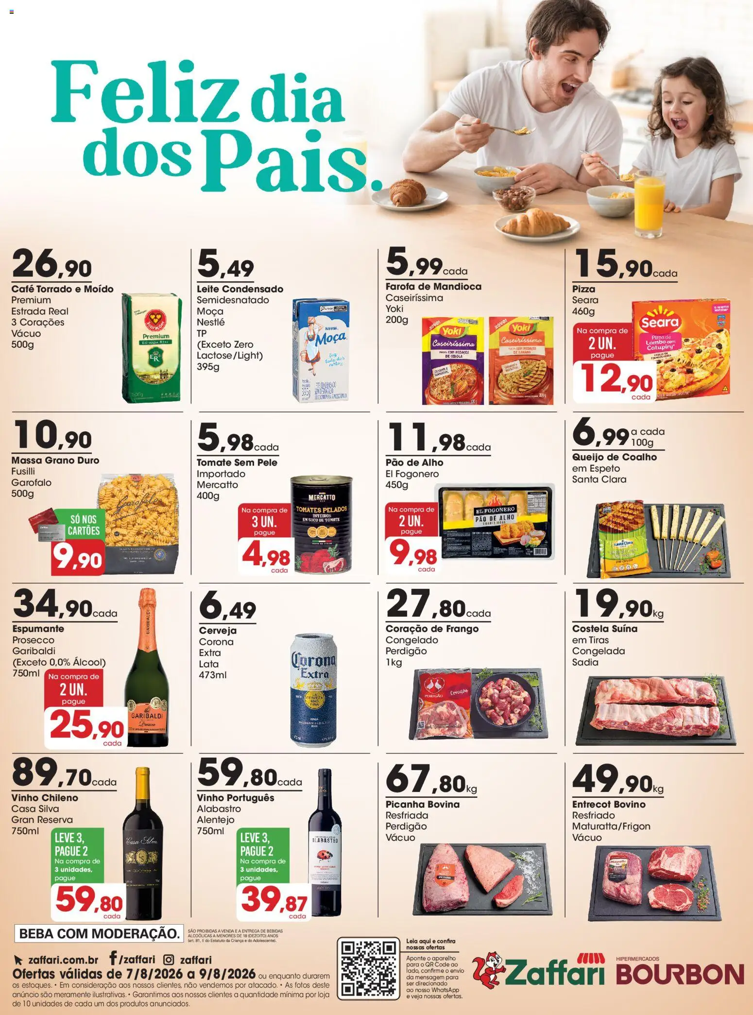 Pré-Visualização do folheto "Zaffari ofertas Final de Semana" da loja Zaffari válido a partir de 07/08/2026