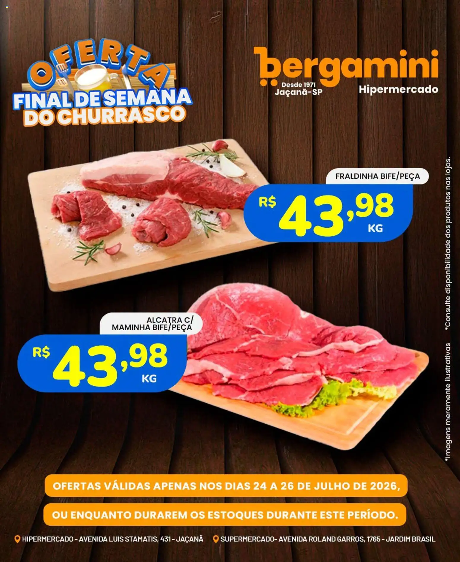 Pré-Visualização do folheto "Supermercado Bergamini - Ofertas da semana" da loja Supermercado Bergamini válido a partir de 24/07/2026