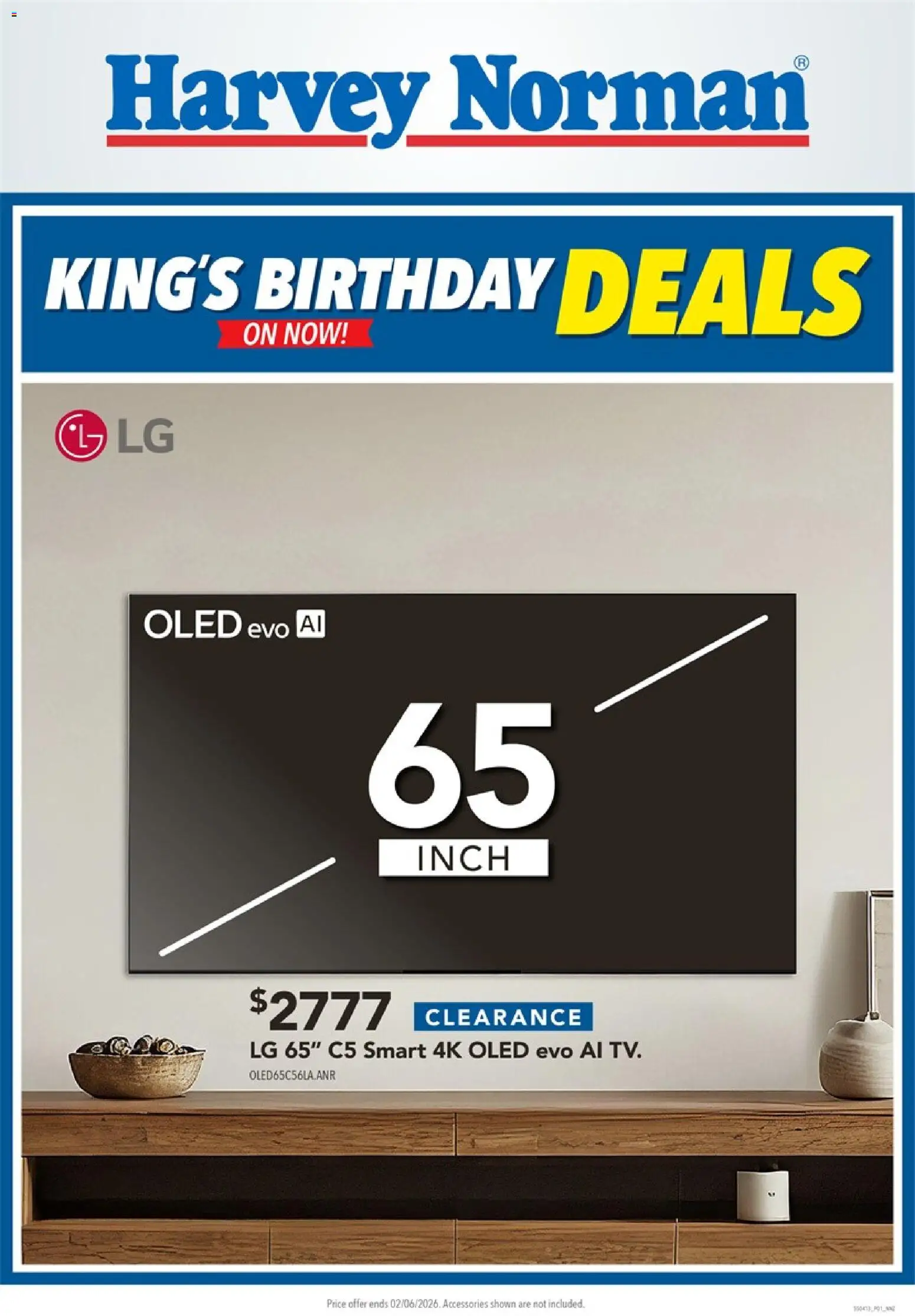 Preview of catalogue Harvey Norman King's Birthday Deals on TV and Sounds from shop Harvey Norman valid 30 May 2026