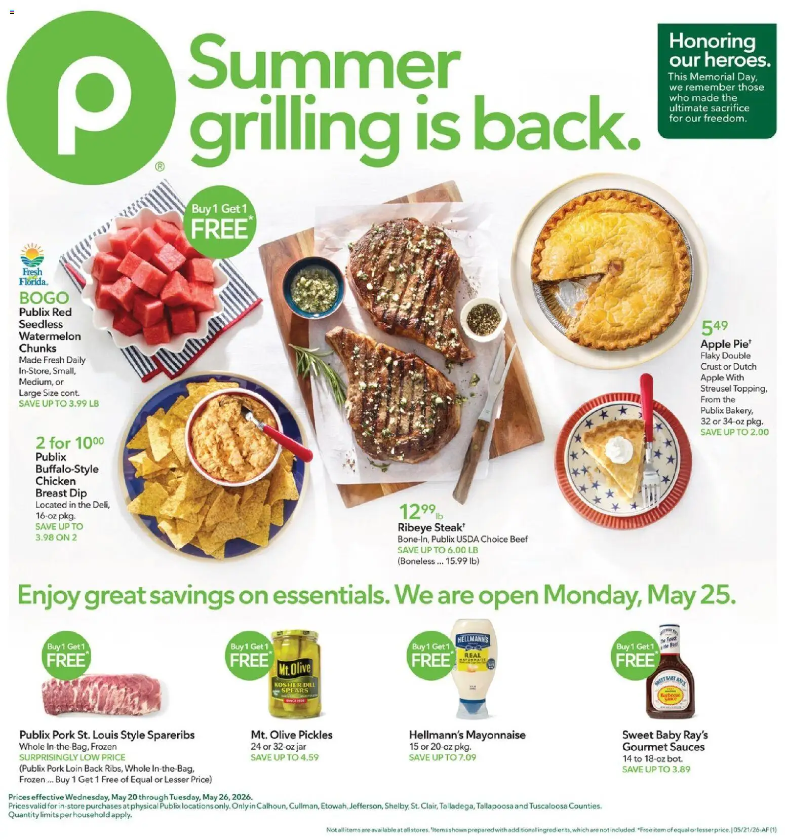 Ad Preview of Publix Publix Weekly Ad from 05/20/2026
