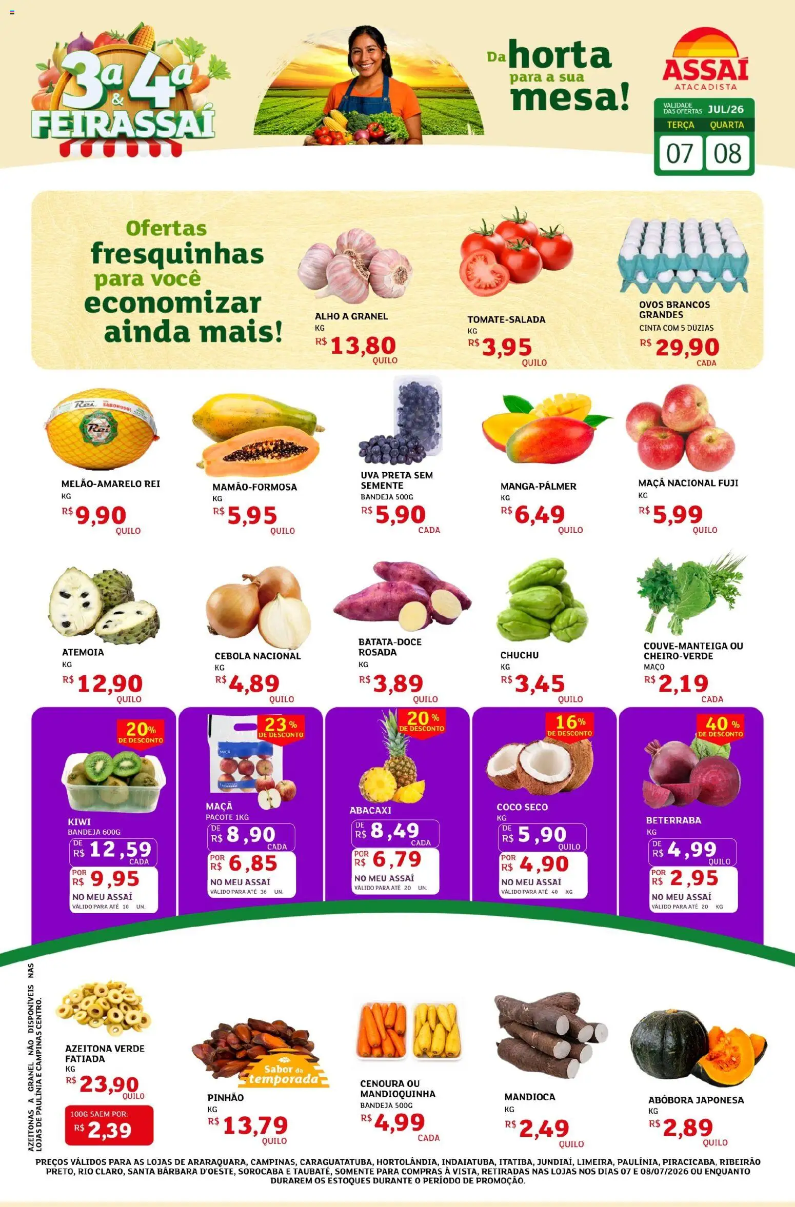 Pré-Visualização do folheto "Assaí Atacadista ofertas - SP" da loja Assaí Atacadista válido a partir de 07/07/2026