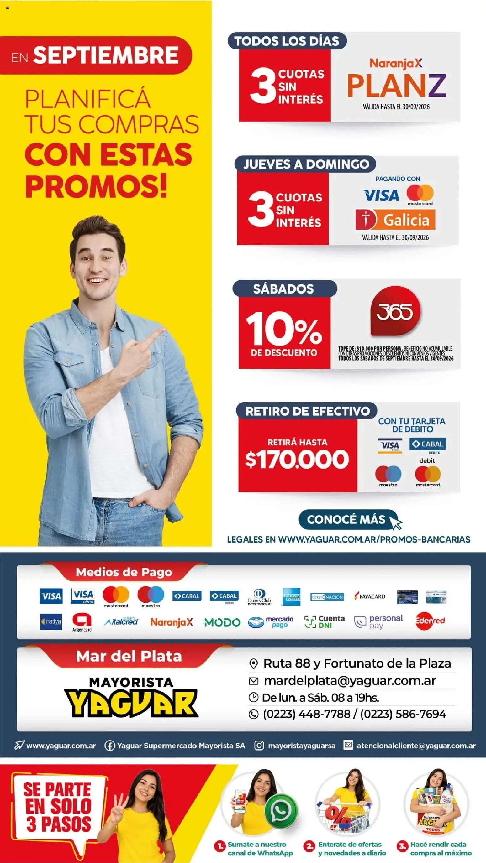 Vista previa del folleto de la tienda Yaguar válido desde el 31/08/2026 