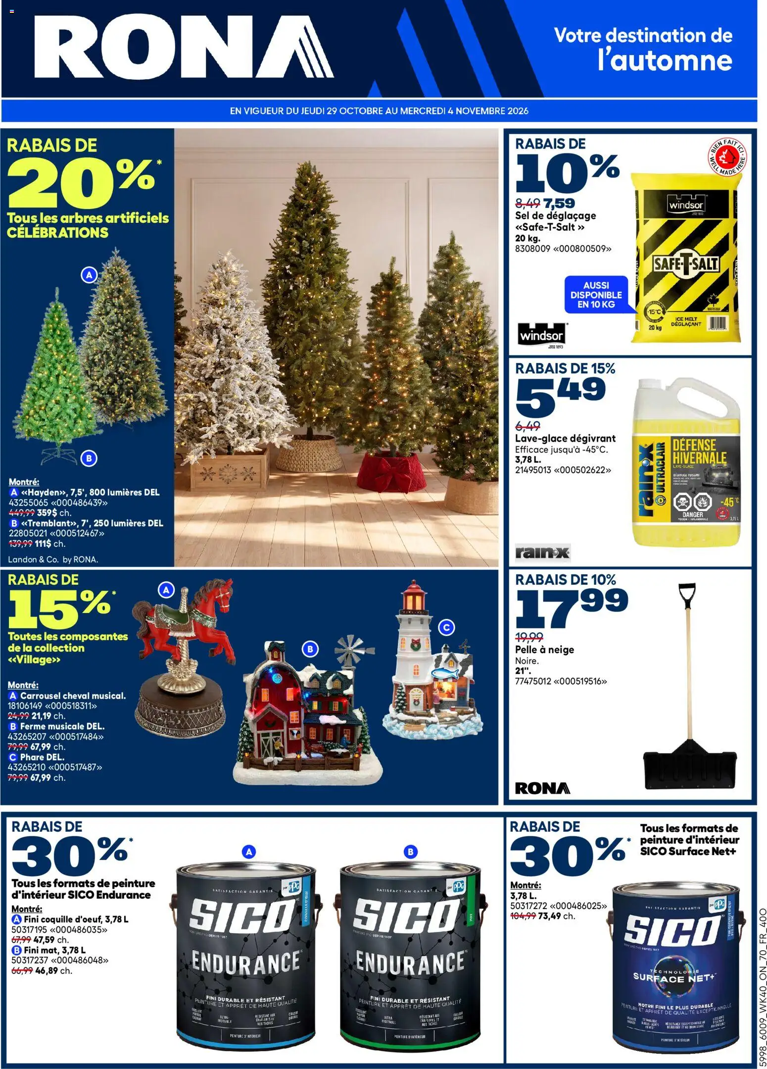 Preview of leaflet Rona circulaire from shop Rona is valid from Oct 29, 2026