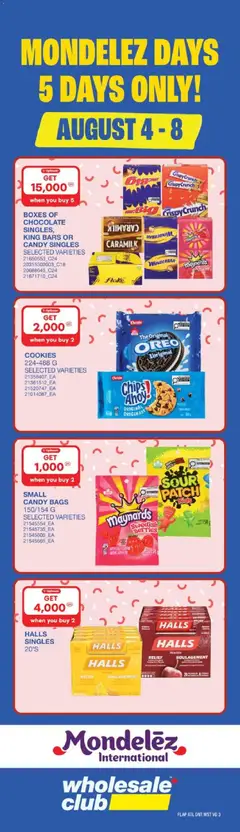 Un aperçu du dépliant Wholesale Club weekly flyer / circulaire du magasin Wholesale Club est valide à partir 30 juill. 2026