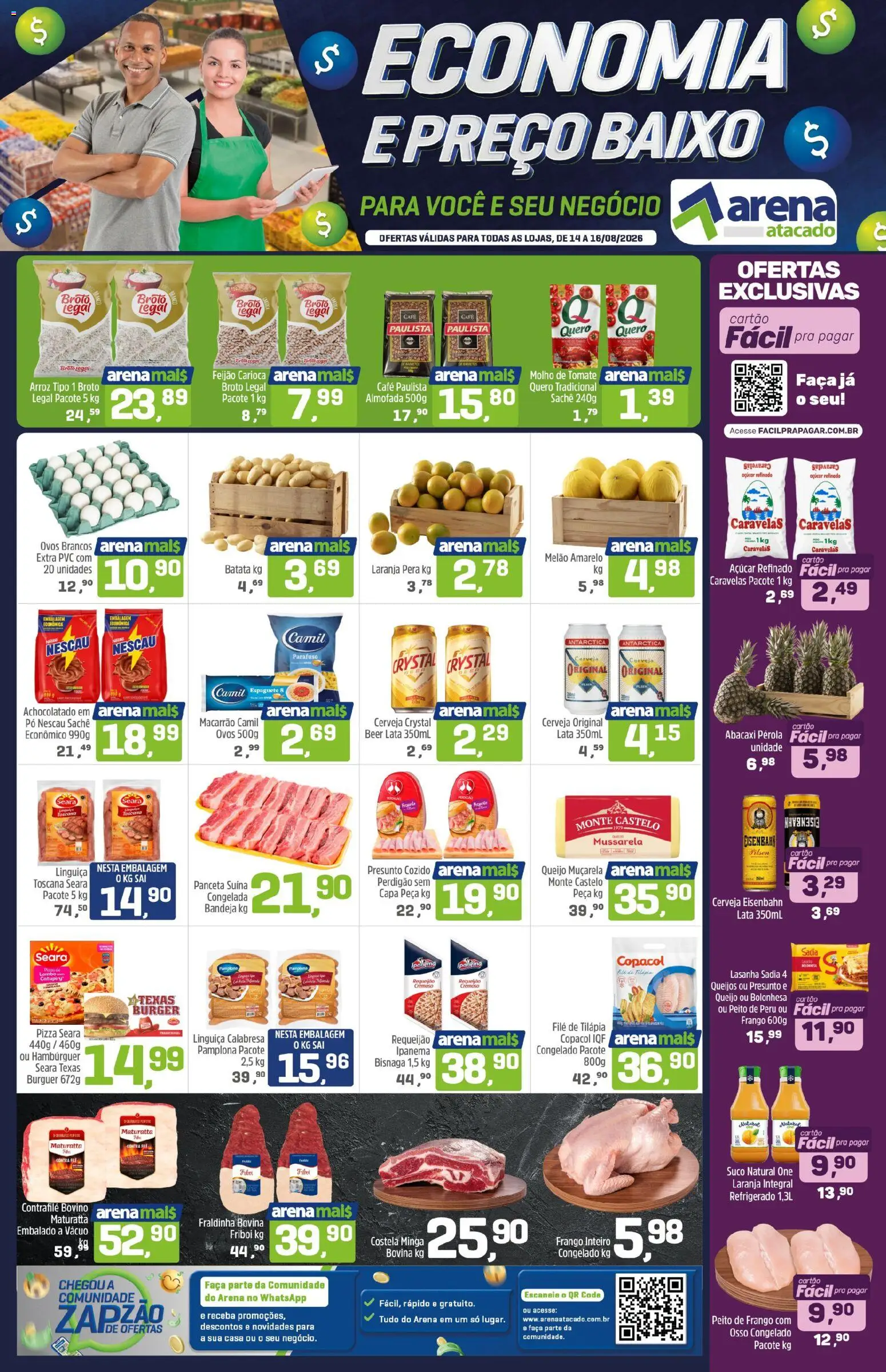 Pré-Visualização do folheto "Arena Atacado - Ofertas da semana" da loja Arena Atacado válido a partir de 14/08/2026