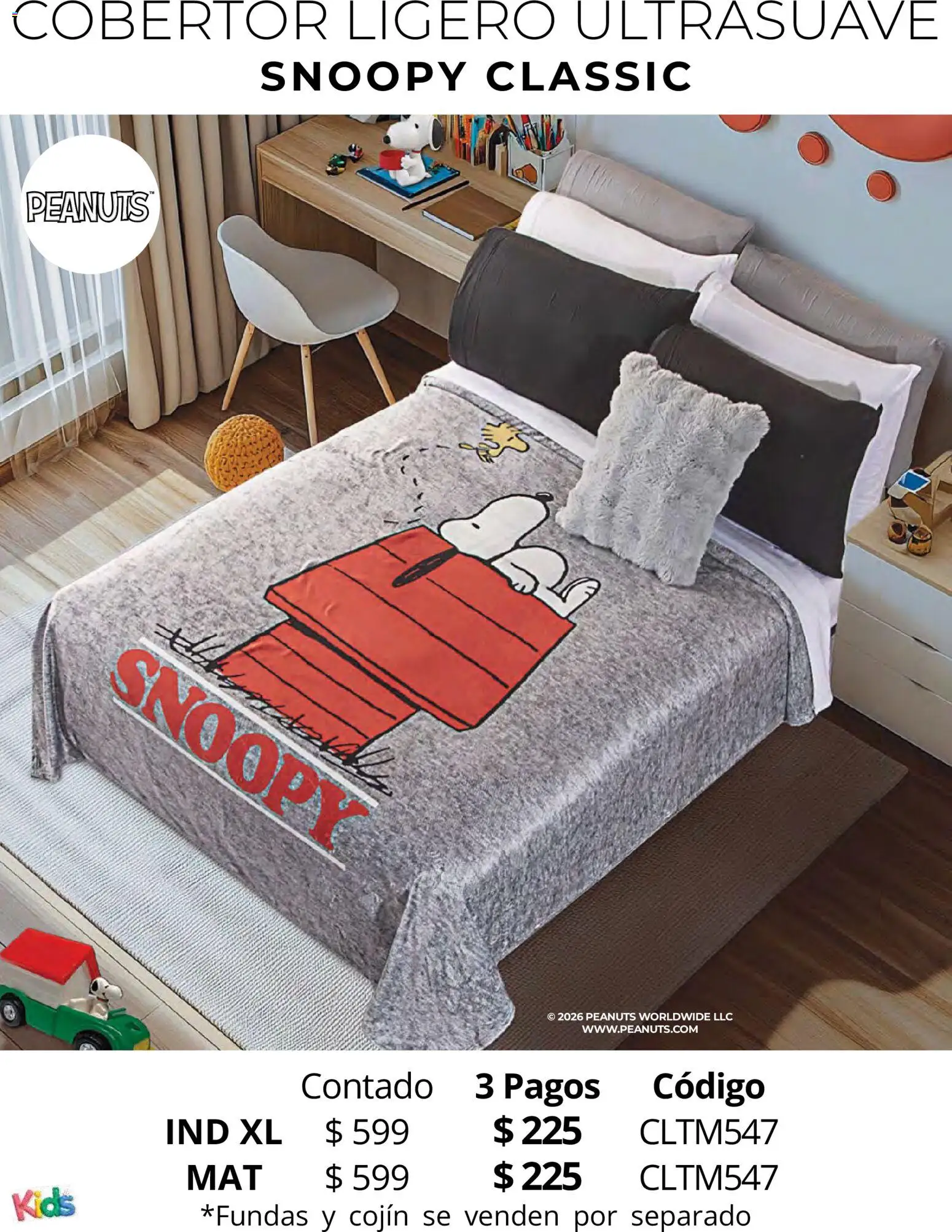 Vista previa las ofertas de la tienda Colchas Concord - Colchas Concord catálogo Kids desde el 01/05/2026 - Cobertor