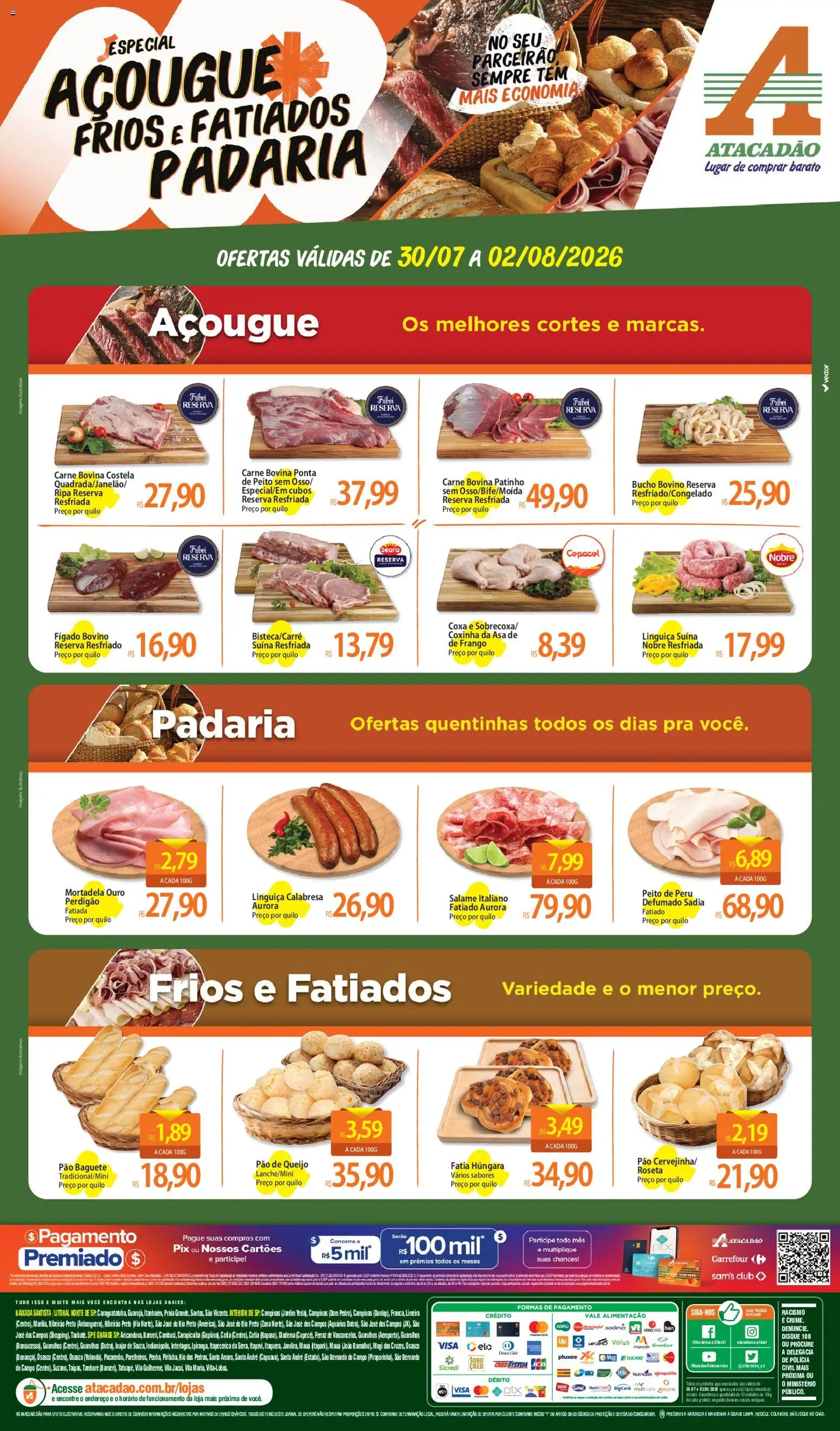 Pré-Visualização do folheto "Atacadão ofertas - SP" da loja Atacadão válido a partir de 30/07/2026