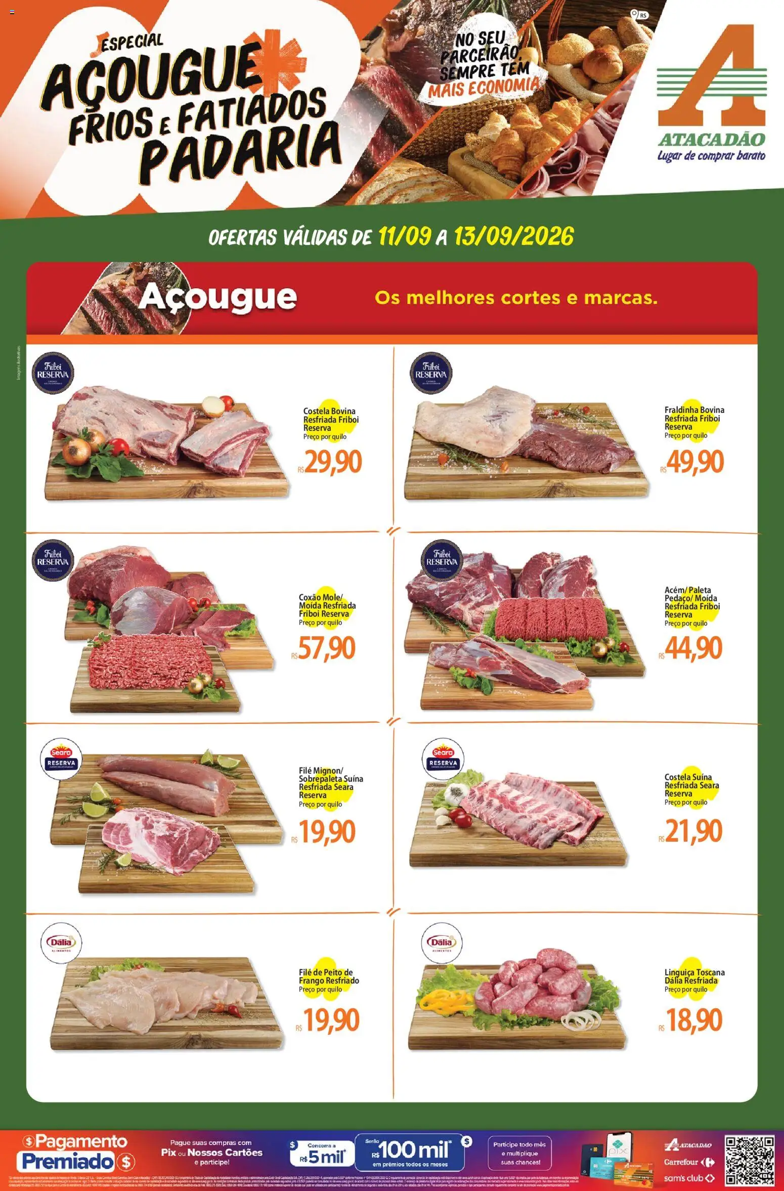 Pré-Visualização do folheto "Atacadão ofertas - RS" da loja Atacadão válido a partir de 11/09/2026