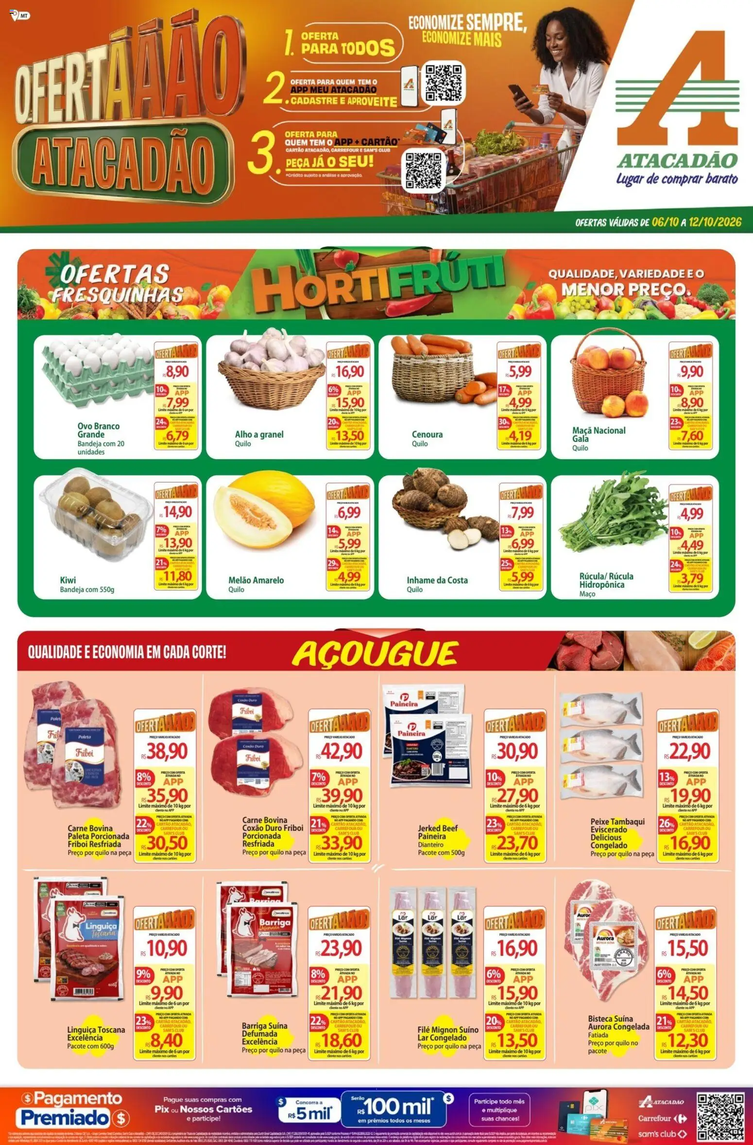 Pré-Visualização do folheto "Atacadão ofertas - MT" da loja Atacadão válido a partir de 06/10/2026