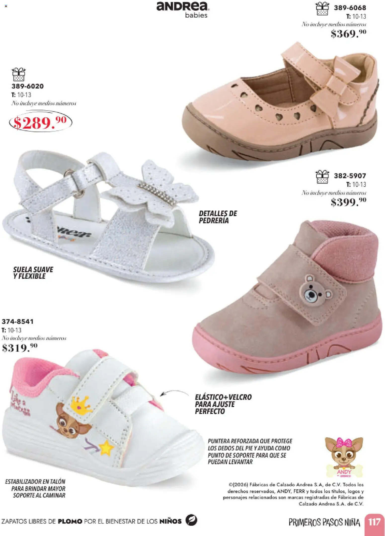 Vista previa las ofertas de la tienda Andrea - Andrea catálogo Infantil Baby desde el 24/05/2026 - Zapatos, Flexible