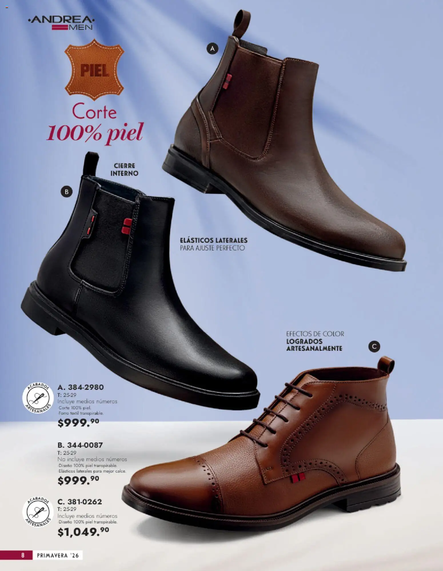 Vista previa las ofertas de la tienda Andrea - Catálogo Calzado Caballero desde el 25/01/2026 