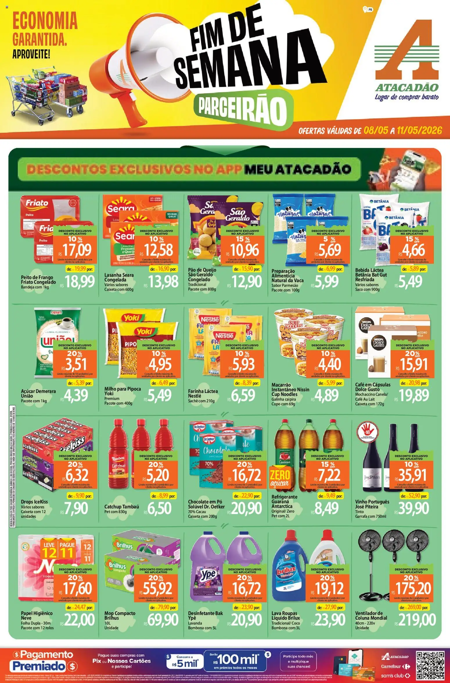 Pré-Visualização do folheto "Atacadão ofertas - PB" da loja Atacadão válido a partir de 08/05/2026
