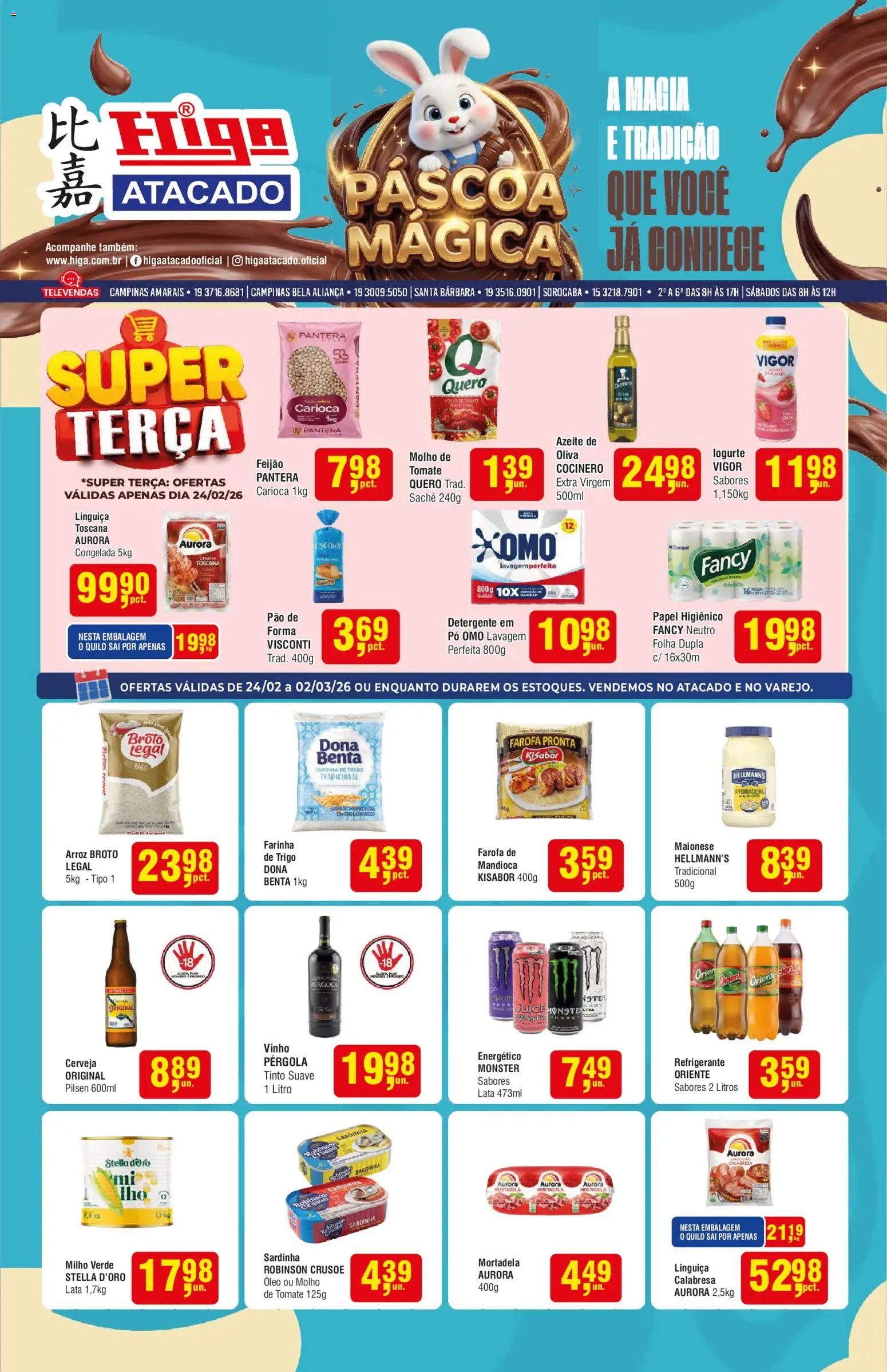 Higa Atacado Ofertas da Semana (de 24/02/2026) - Promoções PDF