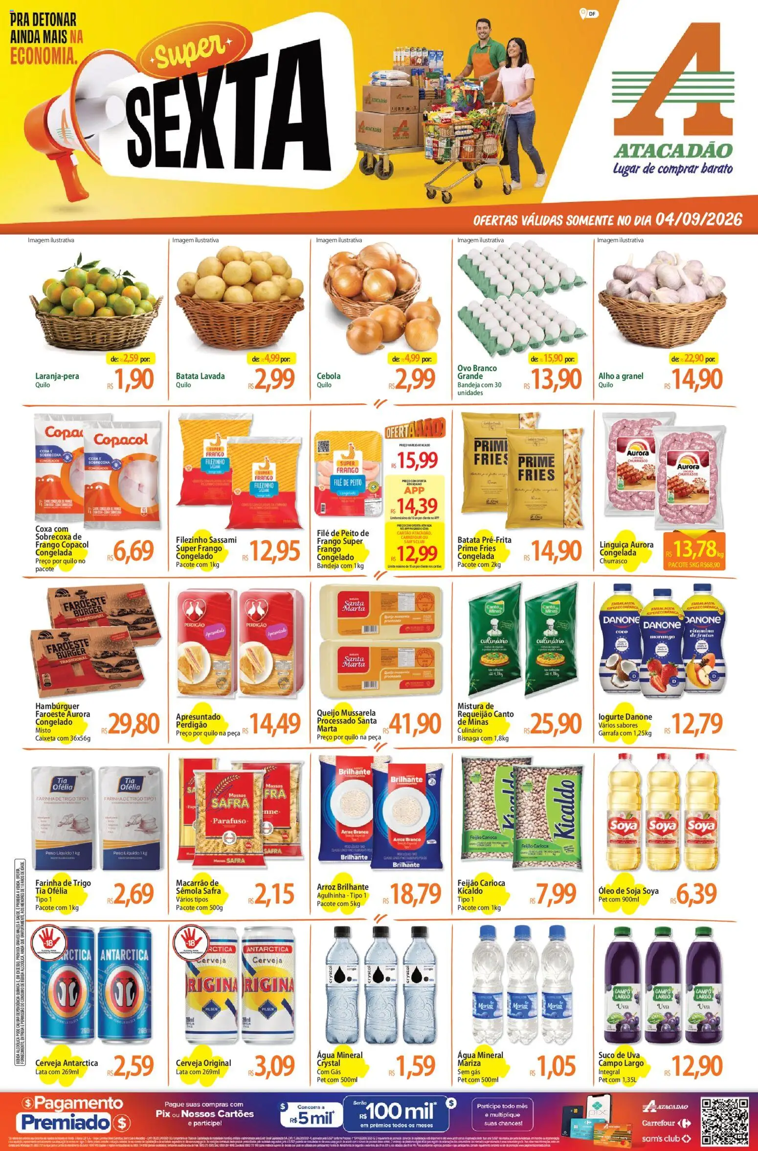 Pré-Visualização do folheto "Atacadão ofertas - DF" da loja Atacadão válido a partir de 04/09/2026