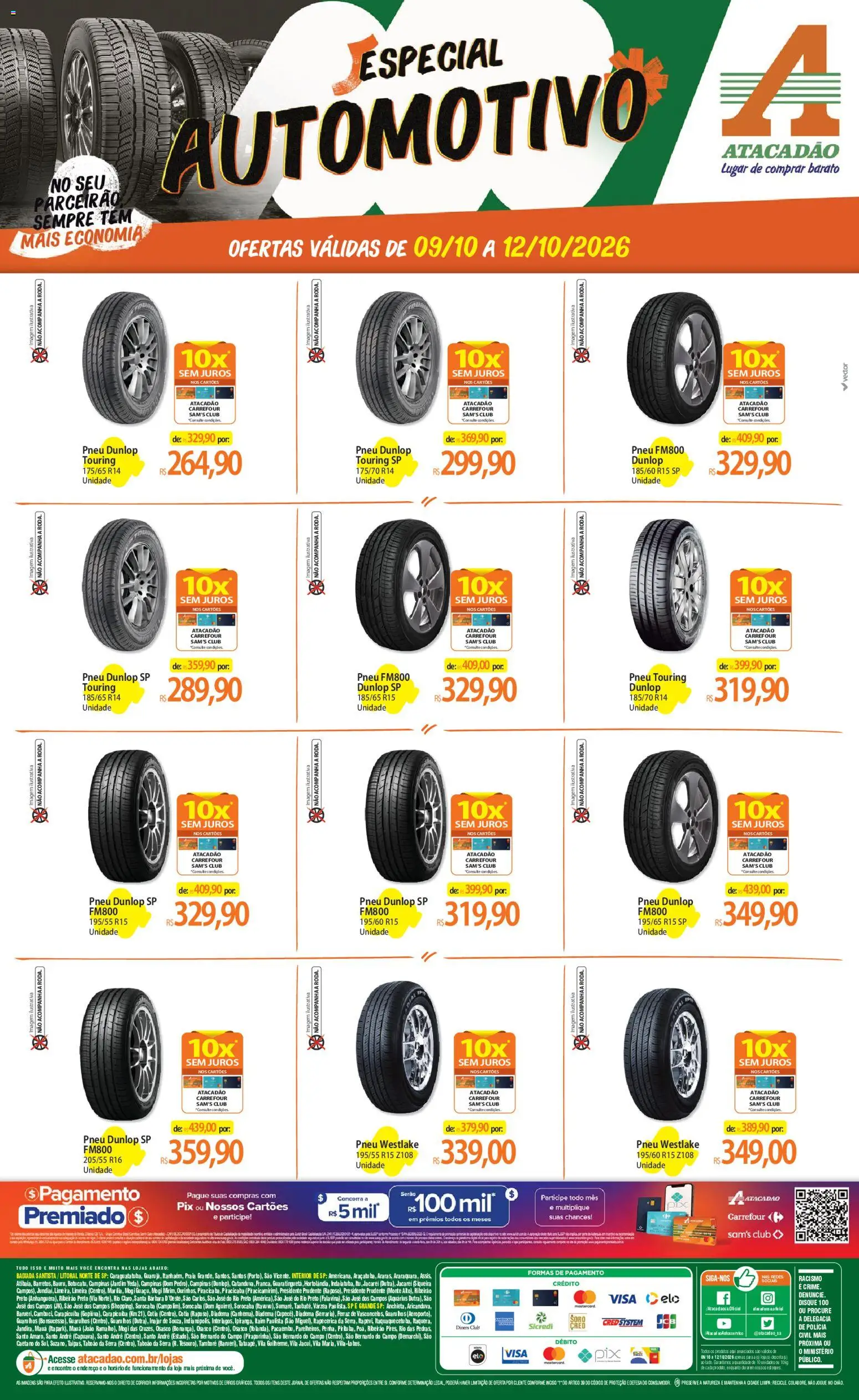 Pré-Visualização do folheto "Atacadão ofertas - SP" da loja Atacadão válido a partir de 09/10/2026
