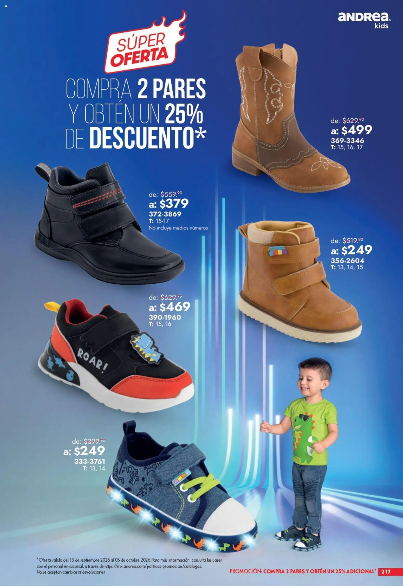 Vista previa las ofertas de la tienda Andrea - Andrea catálogo Outlet desde el 13/09/2026 