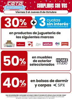 Vista previa del folleto de la tienda Coto válido desde el 02/10/2026 