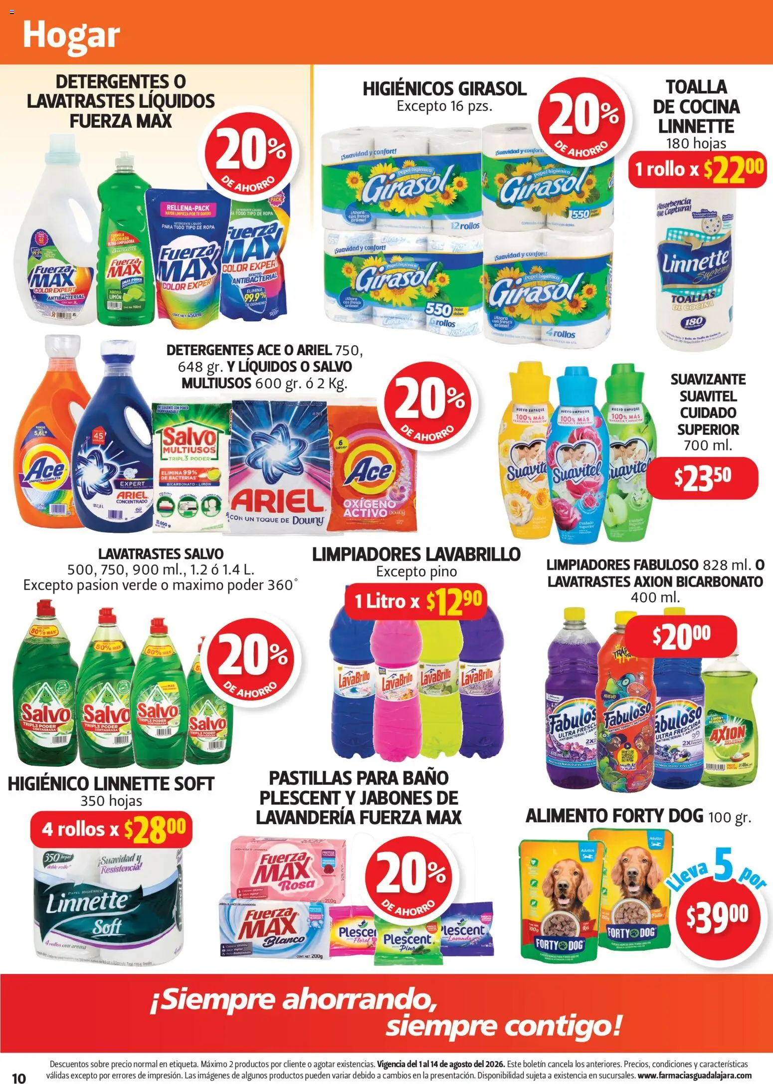 Vista previa las ofertas de la tienda Farmacia Guadalajara - Farmacia Guadalajara catálogo desde el 01/08/2026 