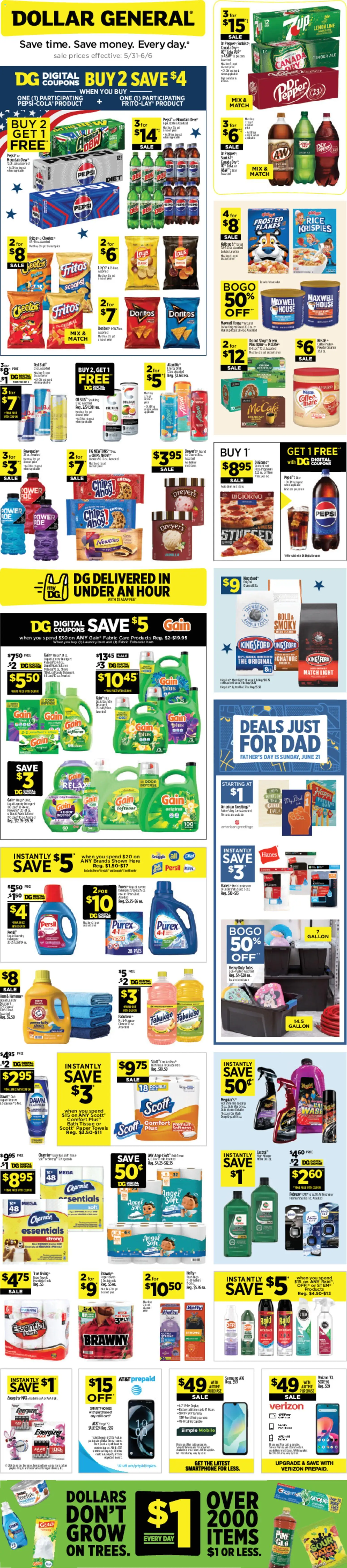 Ad Preview of Dollar General Dollar General Weekly Ad from 05/31/2026