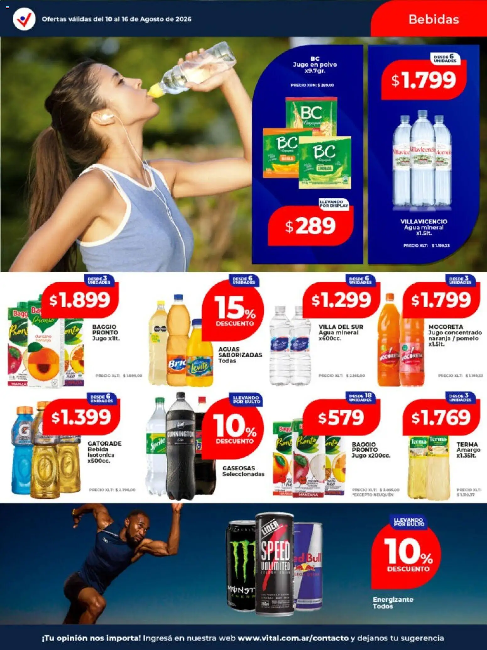 Vista previa del folleto de la tienda Vital válido desde el 10/08/2026 