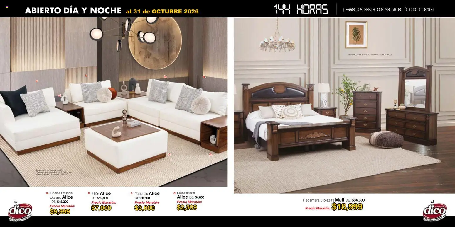 Vista previa las ofertas de la tienda Muebles Dico - Muebles Dico catálogo desde el 22/01/2026 