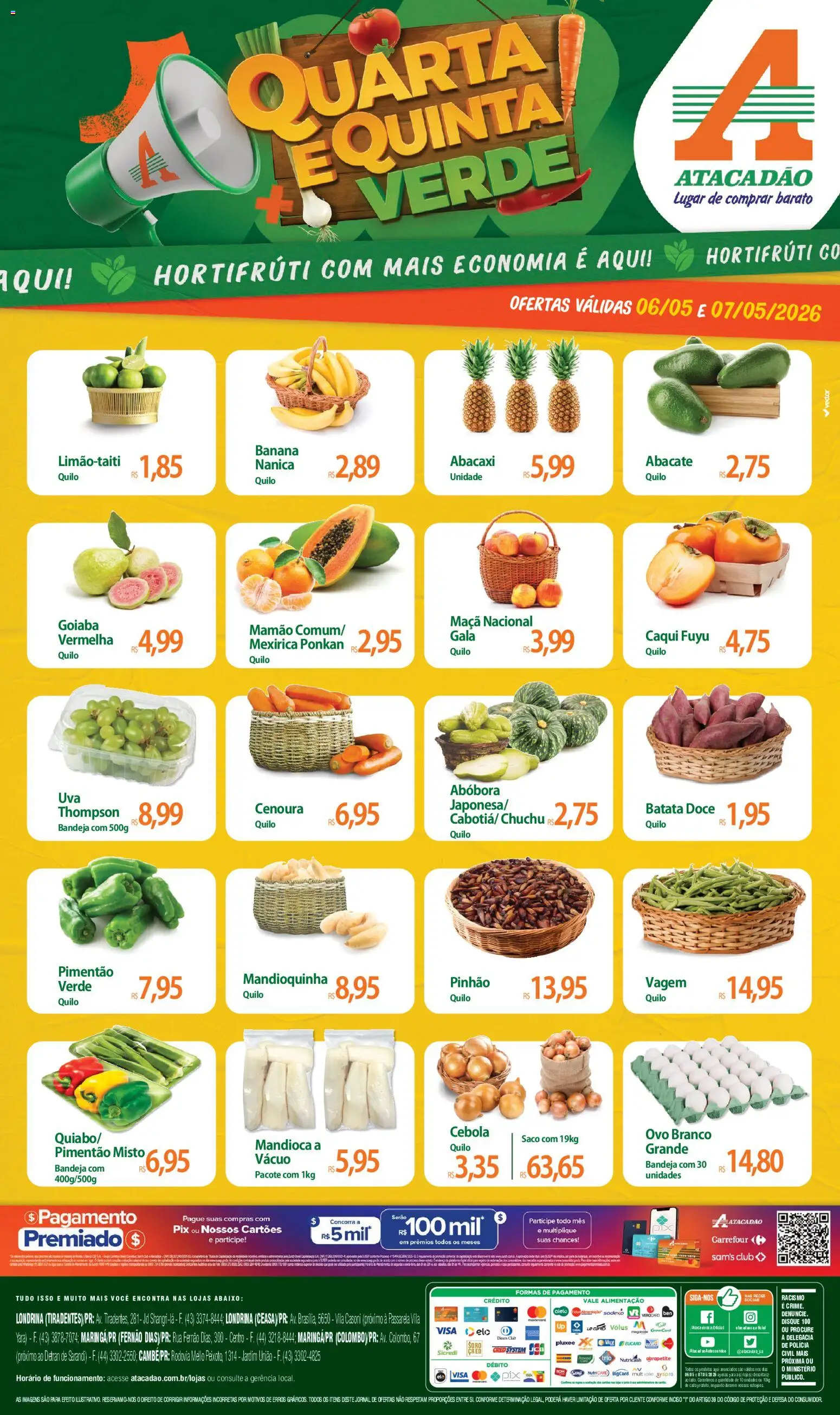Pré-Visualização do folheto "Atacadão ofertas - PR" da loja Atacadão válido a partir de 06/05/2026