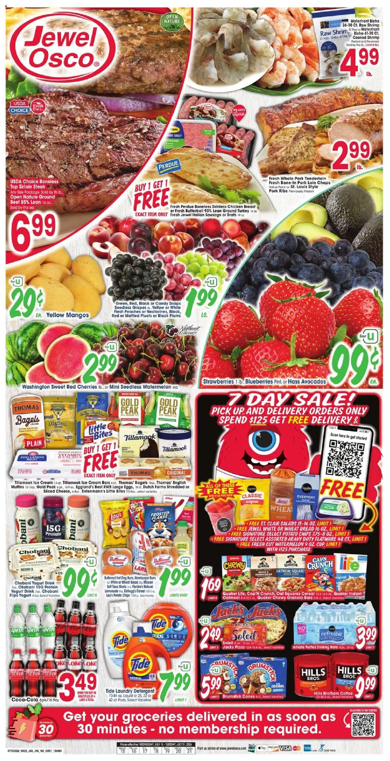 Ad Preview of Jewel Osco Jewel Osco Weekly Ad from 07/15/2026
