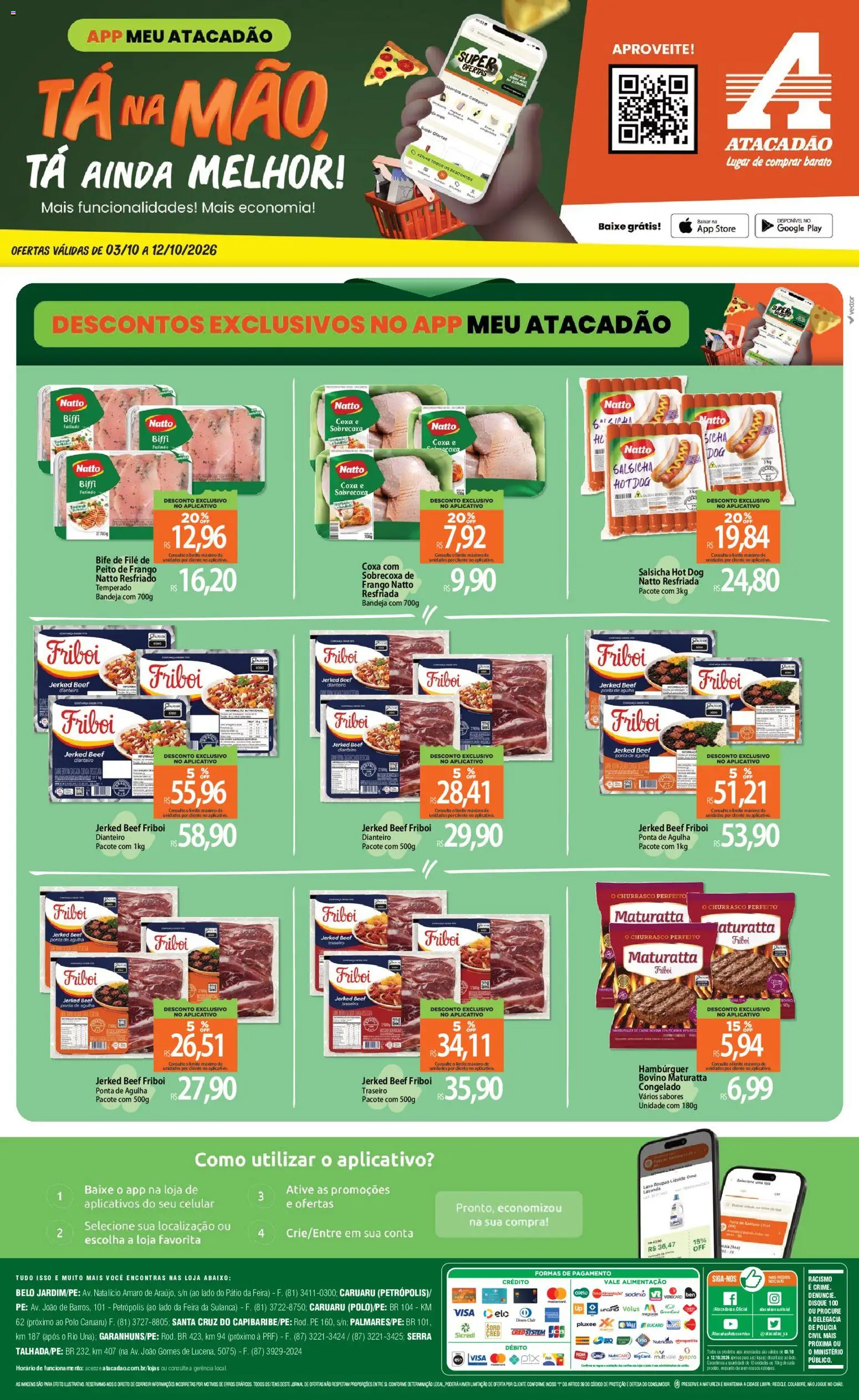 Pré-Visualização do folheto "Atacadão ofertas - PE" da loja Atacadão válido a partir de 03/10/2026
