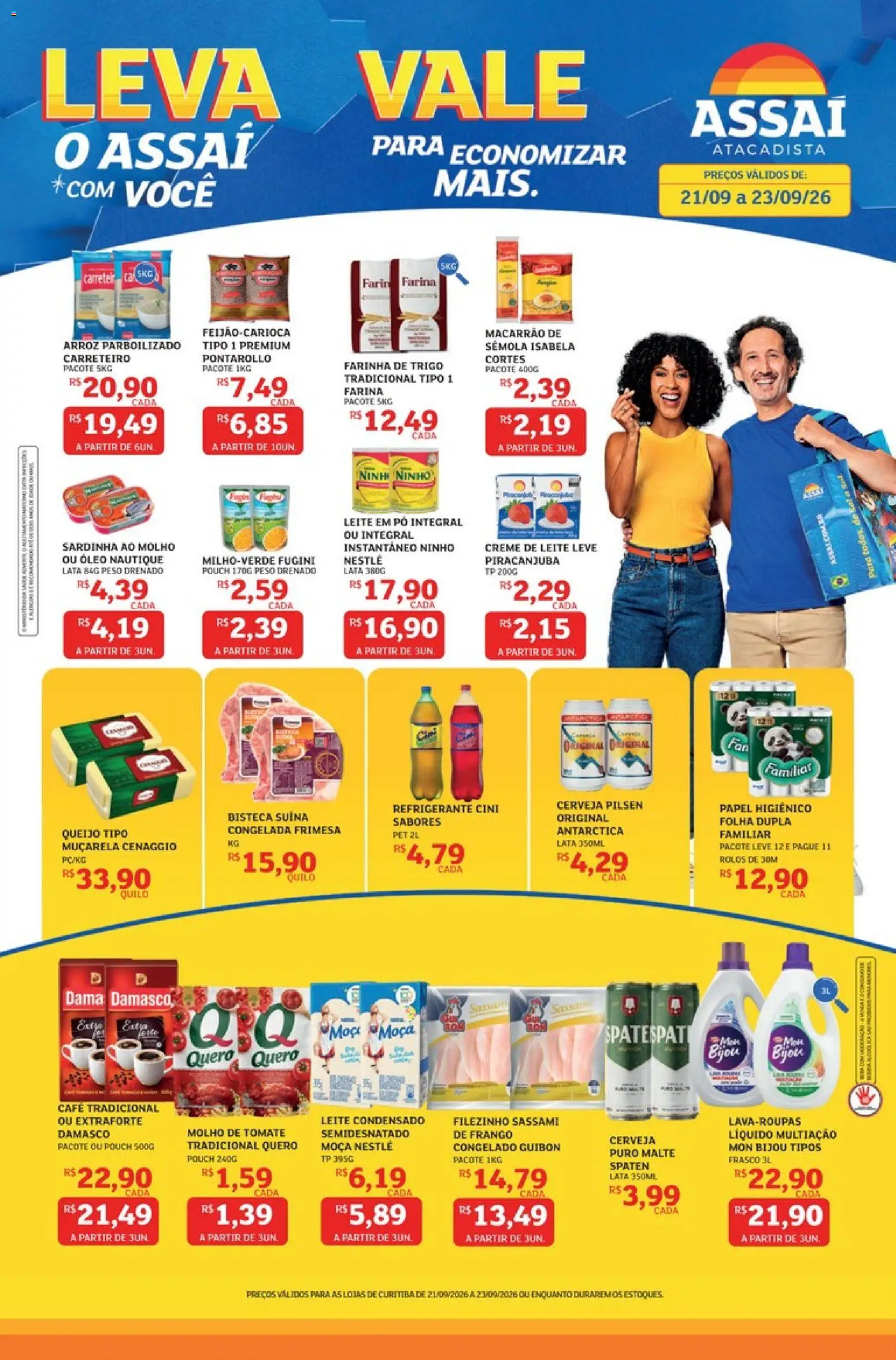 Pré-Visualização do folheto "Assaí Atacadista ofertas - PR" da loja Assaí Atacadista válido a partir de 21/09/2026