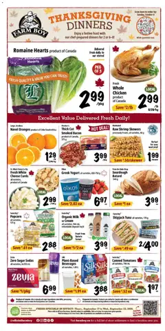 Un aperçu du dépliant Farm Boy weekly flyer / circulaire du magasin Farm Boy est valide à partir 17 sept. 2026