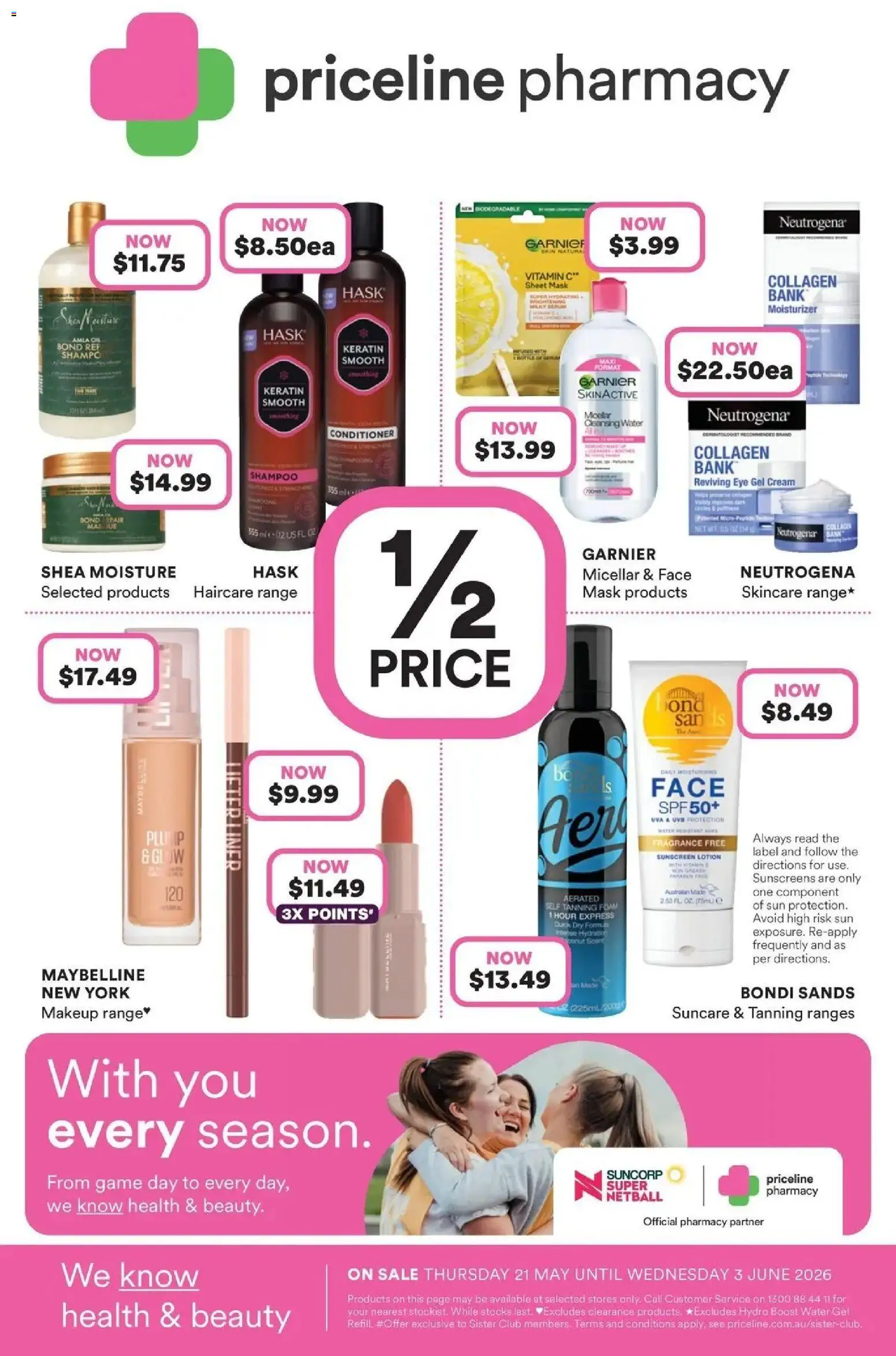 Preview of catalogue Priceline Pharmacy catalogue Hurstville from shop Priceline Pharmacy valid 20/05/2026
