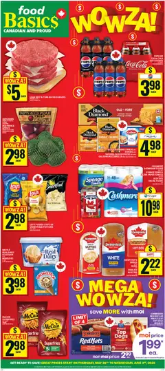 Un aperçu du dépliant Food Basics weekly flyer - Cornwall du magasin Food Basics est valide à partir 28 mai 2026