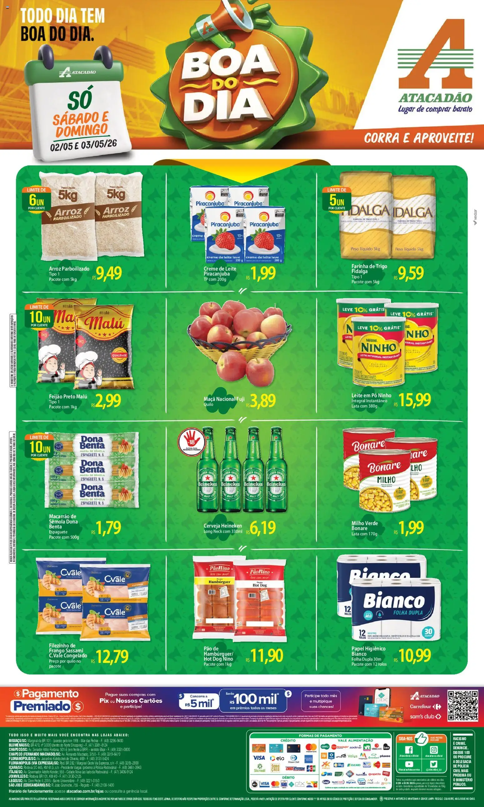 Pré-Visualização do folheto "Atacadão ofertas - SC" da loja Atacadão válido a partir de 02/05/2026
