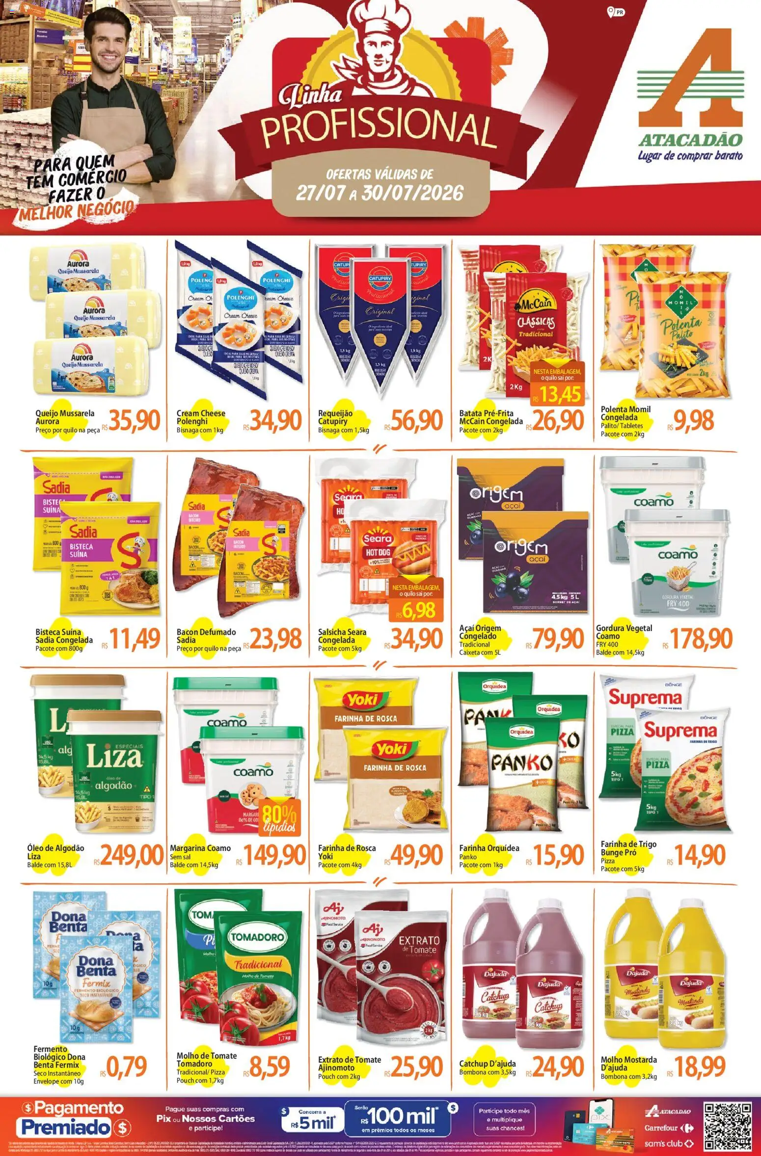 Pré-Visualização do folheto "Atacadão ofertas - PR" da loja Atacadão válido a partir de 27/07/2026