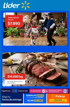 Folleto de la tienda Lider válido desde el 25.08.2026 