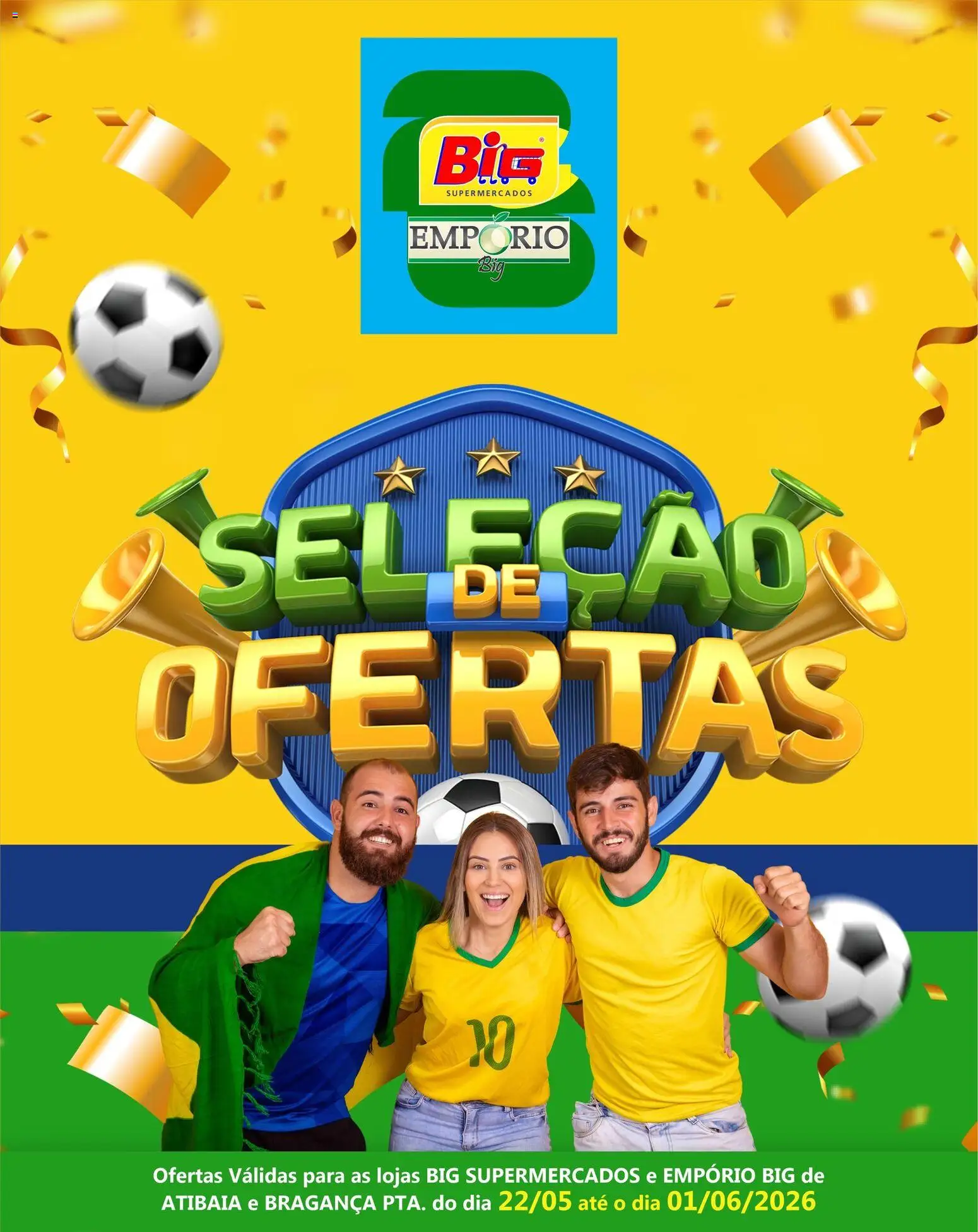 Pré-Visualização do folheto "Big Supermercados - Ofertas da semana" da loja Big Supermercados válido a partir de 22/05/2026