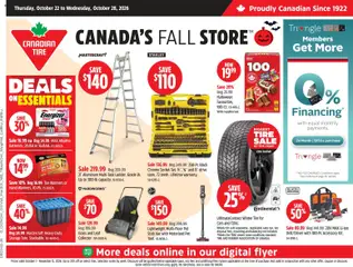 Preview of leaflet Canadian Tire weekly flyer from shop Canadian Tire is valid from Oct 22, 2026