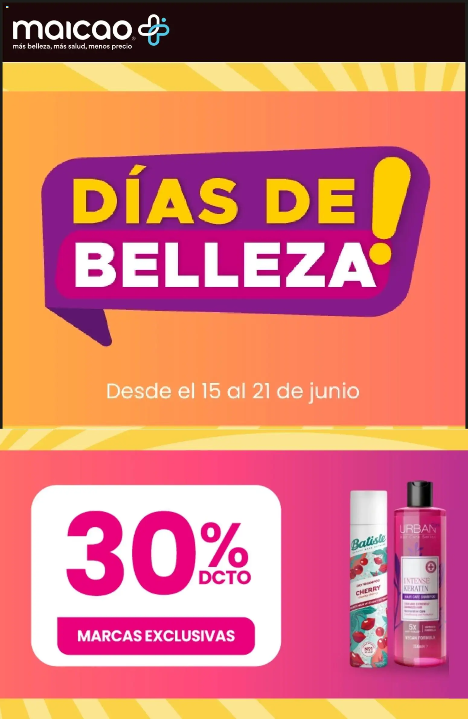 Folleto de la tienda Maicao válido desde el 17.06.2026 
