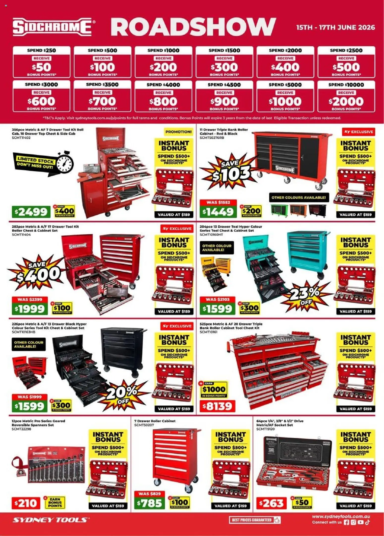 Preview of catalogue Sydney Tools catalogue from shop Sydney Tools valid 15/06/2026