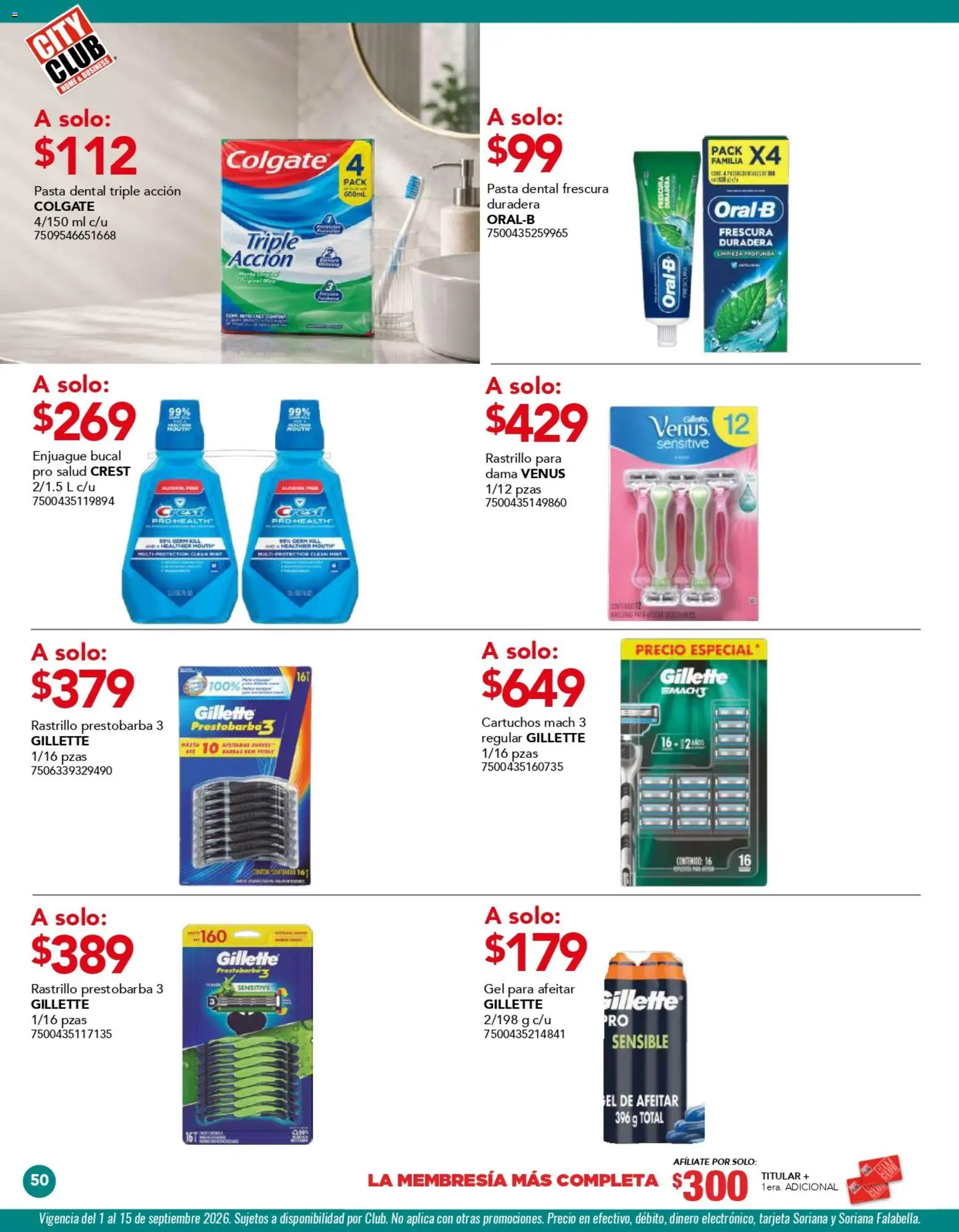 Vista previa las ofertas de la tienda City Club - City Club catálogo desde el 01/09/2026 